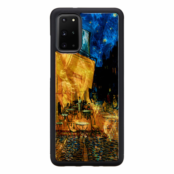 Pouzdro iKins pro Samsung Galaxy S20+ terasa kavárny černé