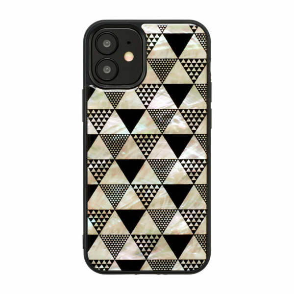 Pouzdro iKins pro Apple iPhone 12 mini pyramida černé