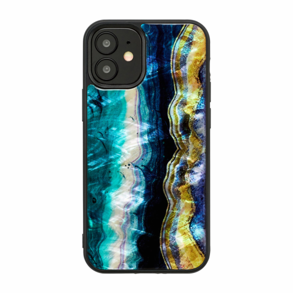 Pouzdro iKins pro Apple iPhone 12 mini fialový achát