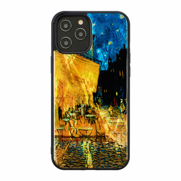 Pouzdro iKins pro Apple iPhone 12/12 Pro cafe terasa černé