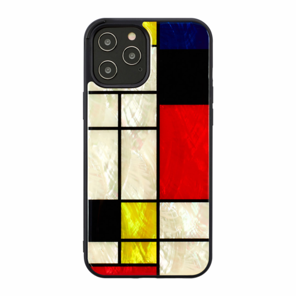 Pouzdro iKins pro Apple iPhone 12 Pro Max mondrian black