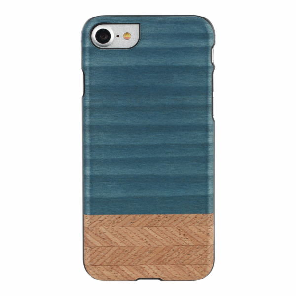 Pouzdro MAN&WOOD pro iPhone 7/8 denim černé