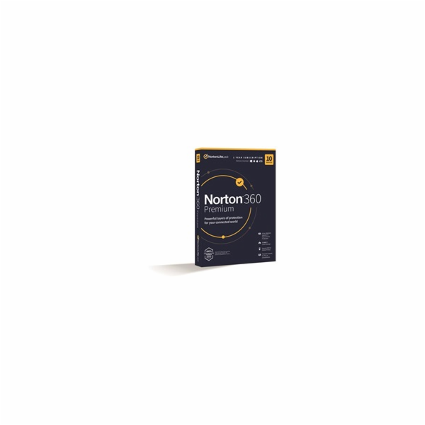 NORTON 360 PREMIUM 75GB +VPN 1 uživatel pro 10 zařízení n...