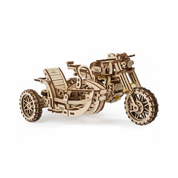 Hračka Ugears 3D dřevěné mechanické puzzle UGR-10 Motorka...