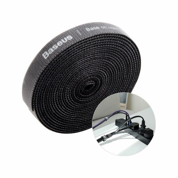 Organizér Baseus Velcro Black 1 kus (ACMGT-F01)