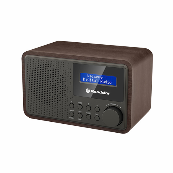 Rádio Roadstar, HRA-700D+/WD, retro, DAB+/FM,LCD, AUX