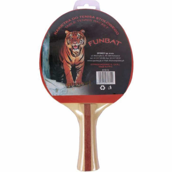 Spokey FUNBAT Pingpongová pálka, profilovaná rukojeť