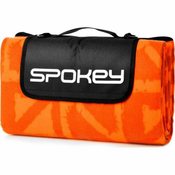 Spokey PICNIC APRICOTE Pikniková deka s popruhem, 150 x 1...