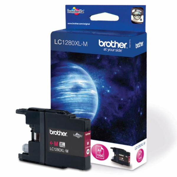 BROTHER LC-1280XLM  Ink Magenta  pre MFC-J6910DW, 1 200 str.