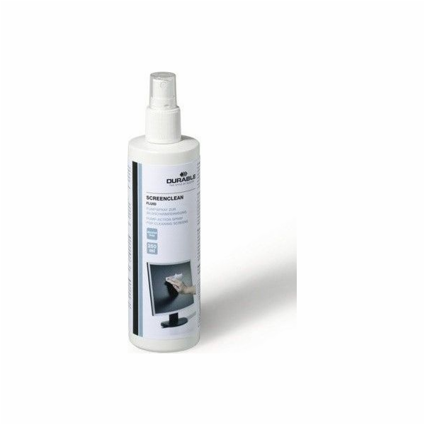 Durable SCREENCLEAN FLUID 250ml Pump-Action Spray        ...