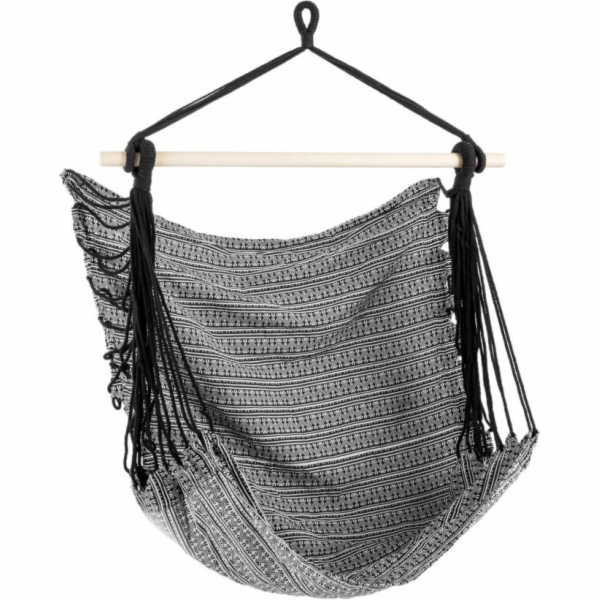 Spokey ETNO Houpací síť/sedátko do 120 kg, modro-bílá