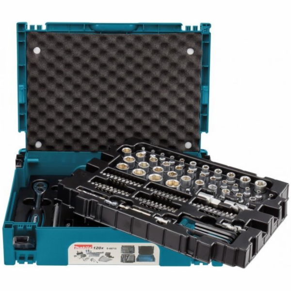 Makita E-08713 sada bitů&klíčů a ořechů / 120ks