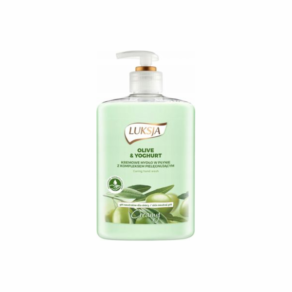 Kapalné mýdlo Luxja v krému, olivové a jogurtu, 500 ml