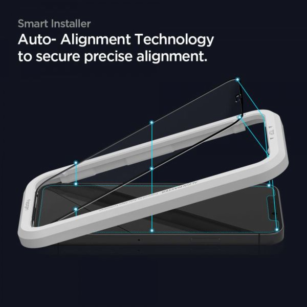 Spigen Tempered Glass Spigen Alm Glass FC 2-Pack iPhone 1...