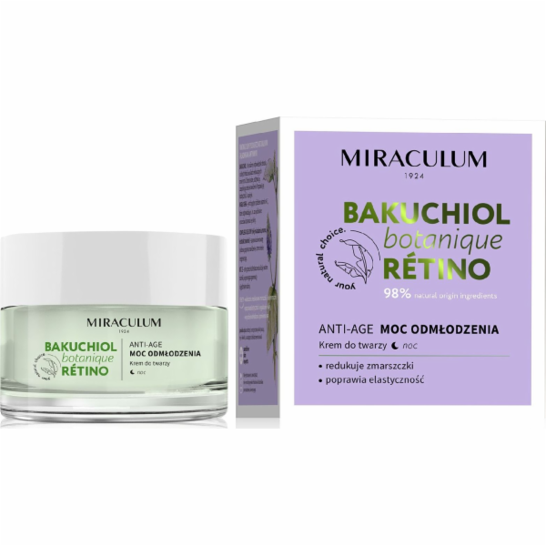 Miraculum Bakuchiol Botanique Retino Night Cream - omlazo...