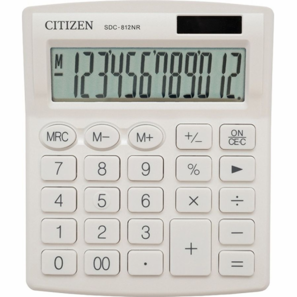 Kalkulačka občanského občana SDC812nrwhe Calculator, Whit...