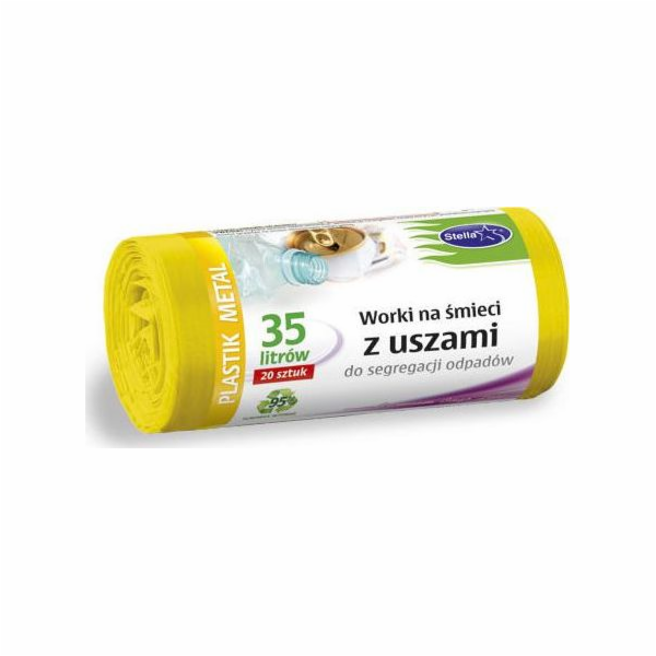 Skříňka na odpadky 35L žlutá 20/role