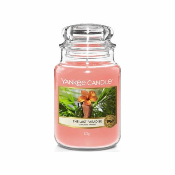 Svíčka ve skleněné dóze Yankee Candle, Poslední ráj, 623 g