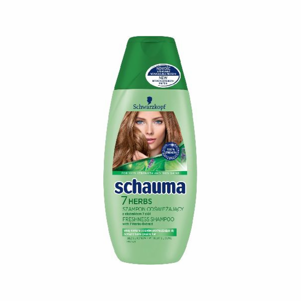 Schwarzkopf Schauma Hair Shampoo 7 Její bylinky 250 ml
