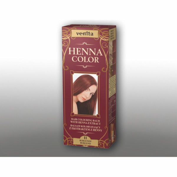 Venita Herbal Henna Color 11 Burgundsko 75 ml balzátně