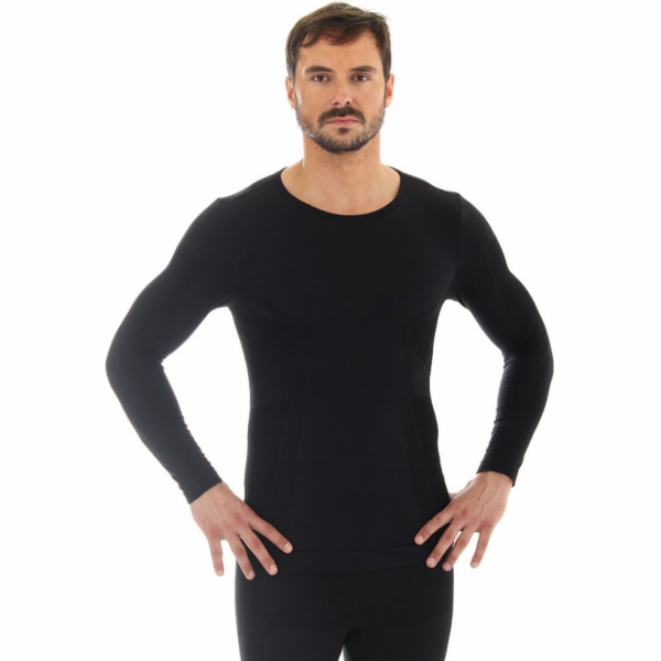 Brubeck Men s Long Sleaves Comfort Wool Black R. XL (LS11...