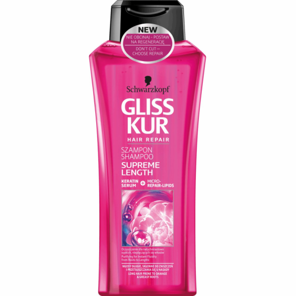 Schwarzkopf gliss kur vlasy opravné šampon pro dlouhé vla...