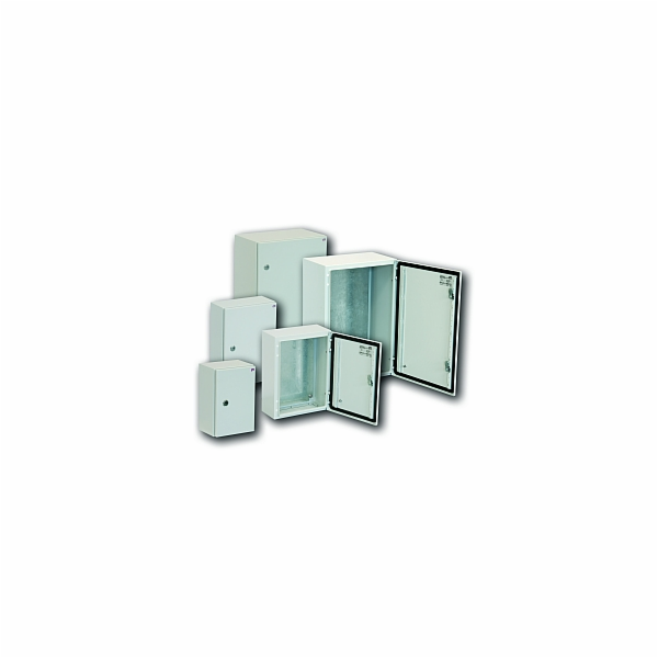 GT 40-30-20 METAL ENCLOSURE NT 400X300X200 SOLID DOOR WIT...