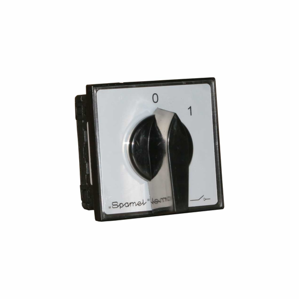 Odpojovač Spamel 0-1 4p 100A připevněný k plochu SK100-2....