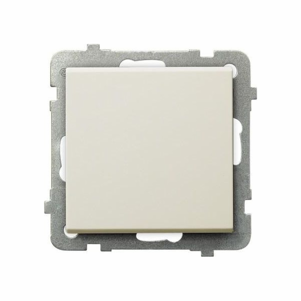 Ospel Jednopólový spínač Sonata 16AX IP20 ecru (LP-1R/m/27)
