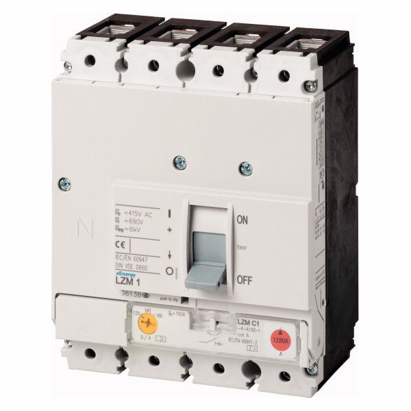 Eaton Power Switch 4P 160A 36KA LZMC1-4-A160-I (111917)
