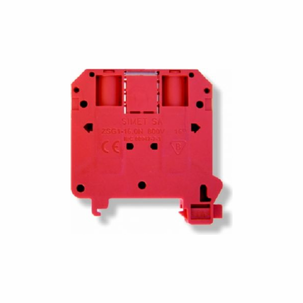 SIMET 2-WIRE Rail 16mm2 Red ZSG1-16.0NC (11621311)