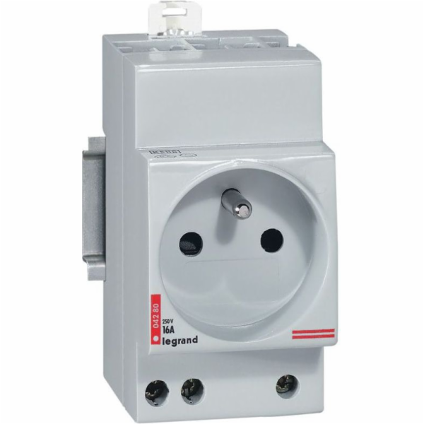 Modulární zásuvka Legrand 2p+od 16a 250V na kolejnici G38...