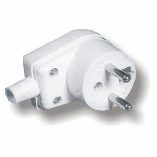 Elektro-Plast Angle Plug s/U 10/16A WB-6 BIALA (3300-00)