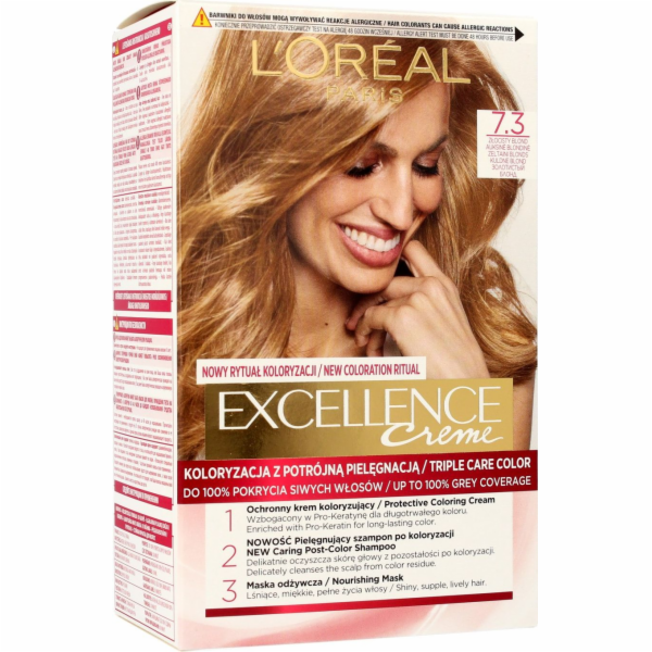L Oreal Paris Excellence Creme 7.3 Golden Blonde