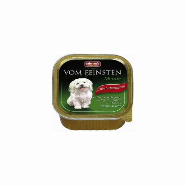 Animonda DOG Vom Feinsten ADULT Hovězí maso a brambory 150g