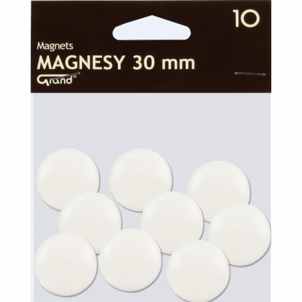 Grand Magnes 30mm White 10pcs Grand - 190313