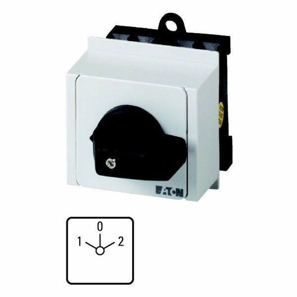 Konektor Eaton Cam 1-0-2 4P 20A na montáži na kolejnici T...