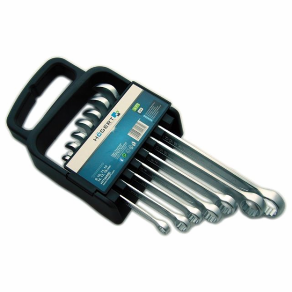 Högert Technician Flat-Ohn Key Sada s prvky Ratchet 7 10-...