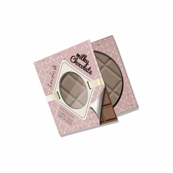 Krásná mléčná čokoládová střední tvář Bronzer čokoláda Ma...