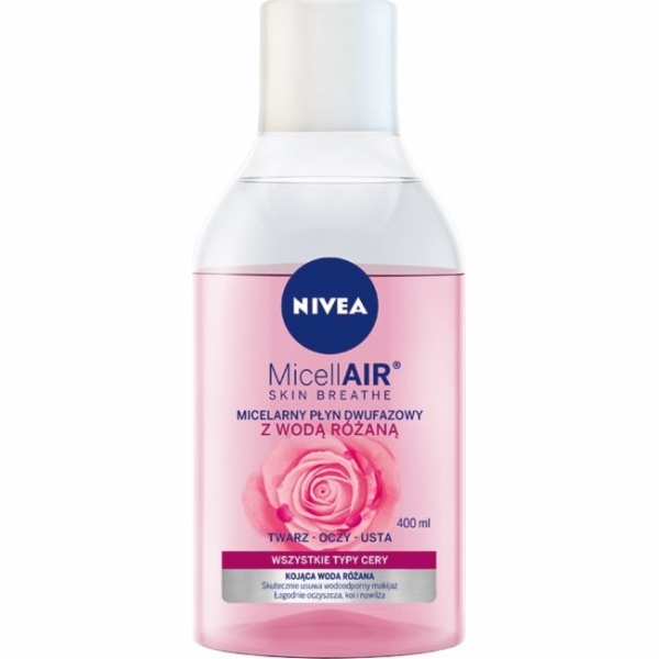 Nivea Micall Air Skin Breem Micellar Twofasase Fluid s rů...
