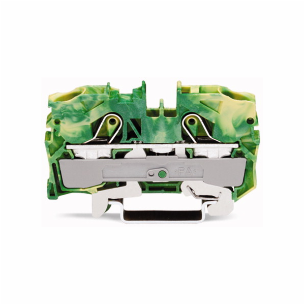 WAGO 2-WIRE Connector PE 10x67,8 mm žluto-Green-2010-1207