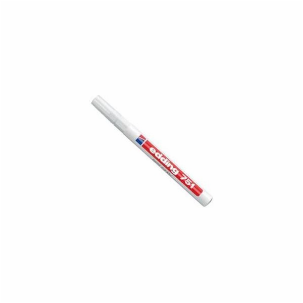 EDDING Lakový popisovač "751", bílá, 1-2mm