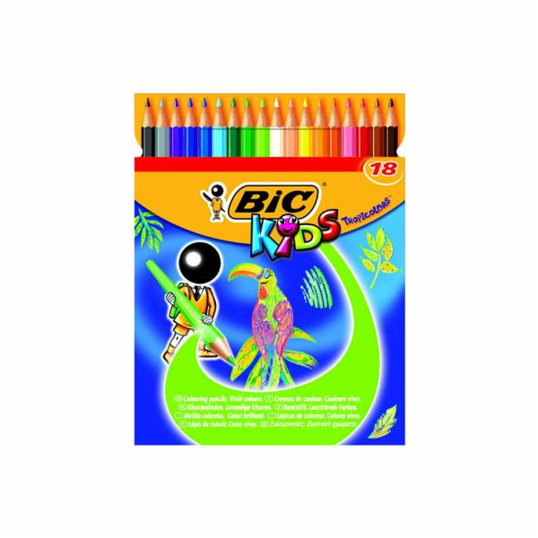 Bic Pencil Pencils Bic Kids Tropicolors2 Box 18 ks - 832567