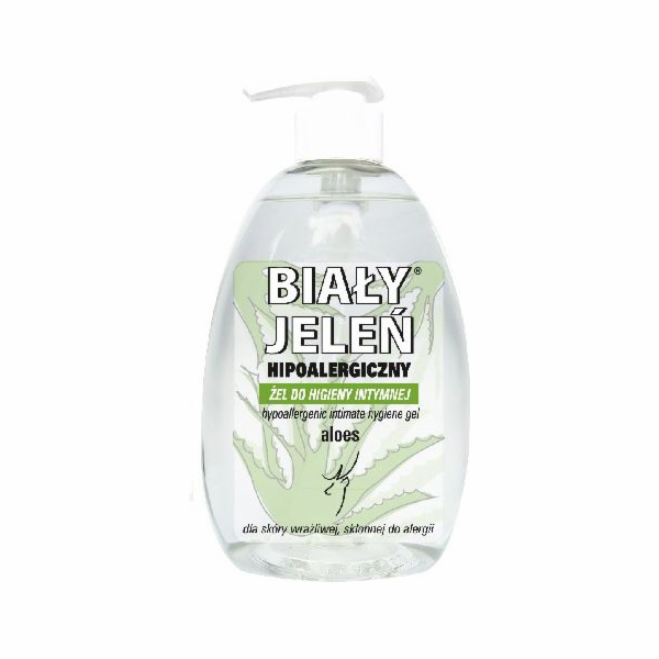 Bílý jelen gel pro intimní hygienu hypoalergenní aloe ver...