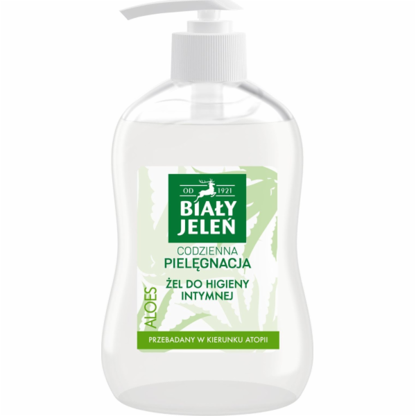 Bílý jelen gel pro intimní hygienu hypoalergenní aloe ver...
