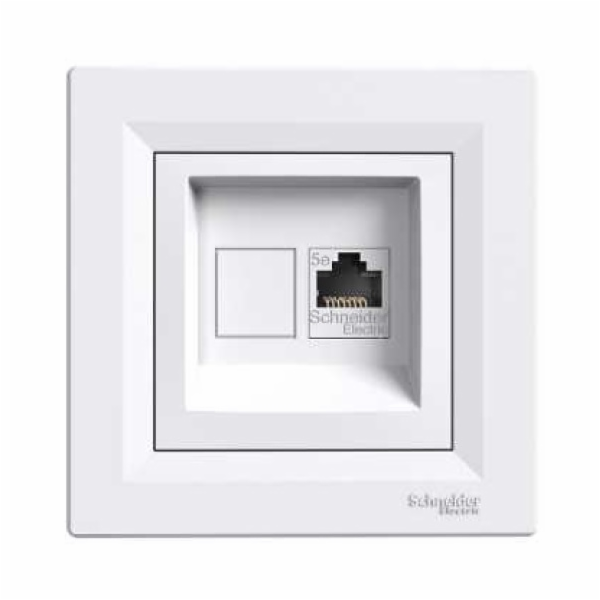 Schneider Electric Computer Socket Single RJ45 CAT.5E Bíl...