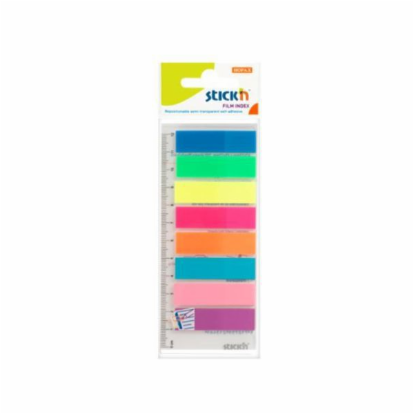 Stickn TABS INDEX.SAMOPRZ.MIX 8 COL.NEON TŘÍDA. S LIN. (1...