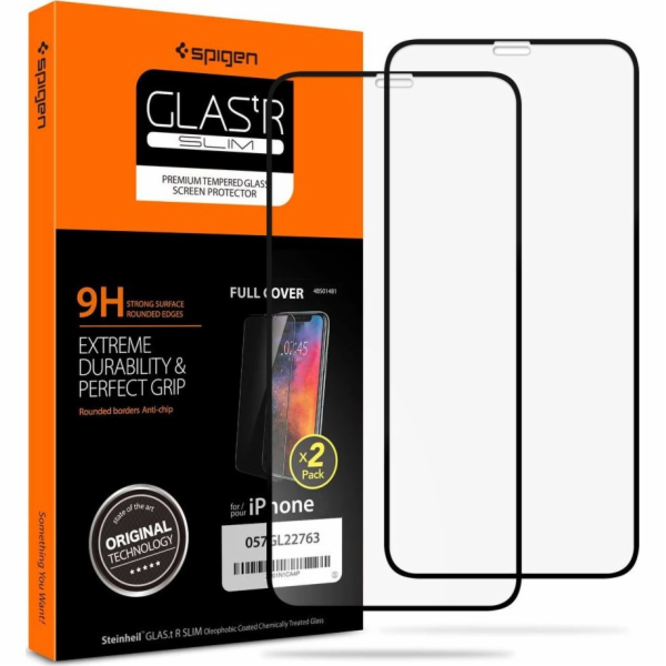 Spigen Tempered Glass Glass FC 2-Pack iPhone 11 Pro Black