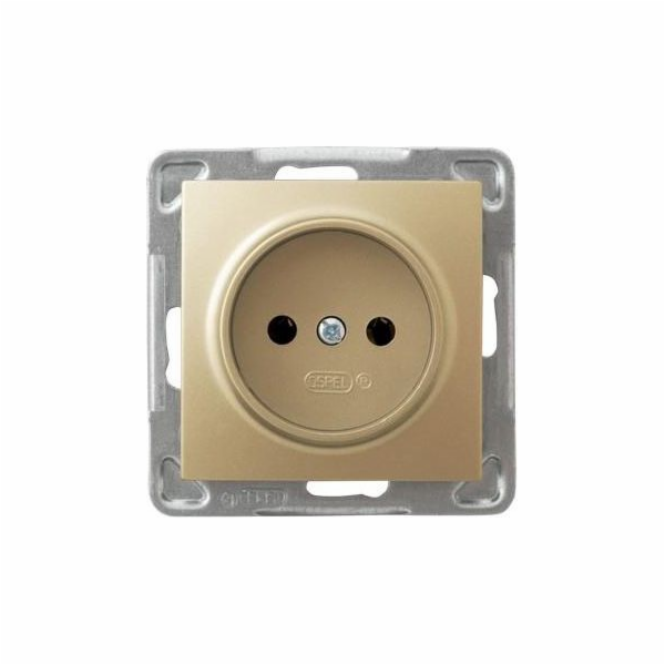 Ospel Impsiment Socket Single Gold Metallic (GP-1Y/M/28)