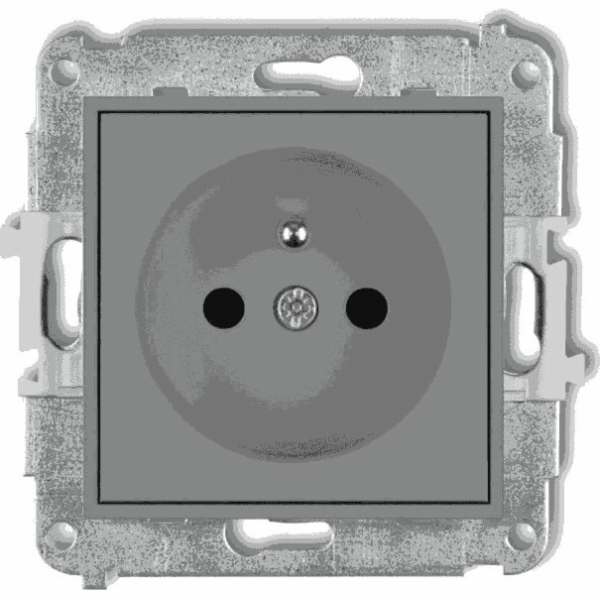 Karlik Mini Single Socket s/U s východy šedá rohož 27MGP-1ZP